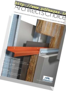 Architect’s Choice – March-April 2017