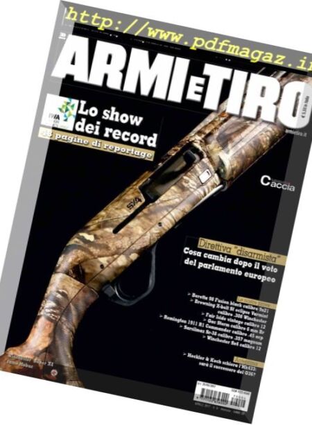 Armi e Tiro – Aprile 2017 Cover
