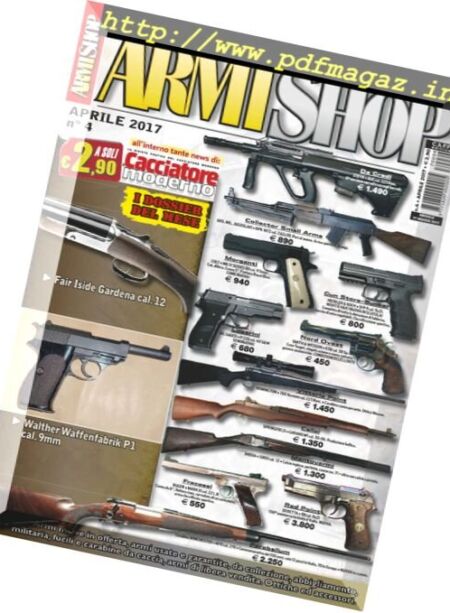 Armi Shop – Aprile 2017 Cover