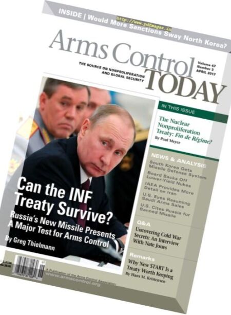 Arms Control Today – April 2017 Cover