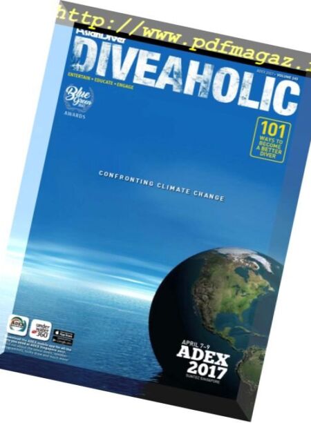 Asian Diver – Diveaholic Adex 2017 Cover