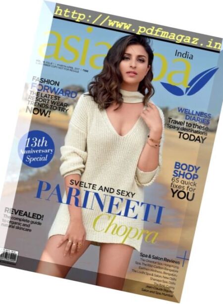 asiaSpa India – March-April 2017 Cover