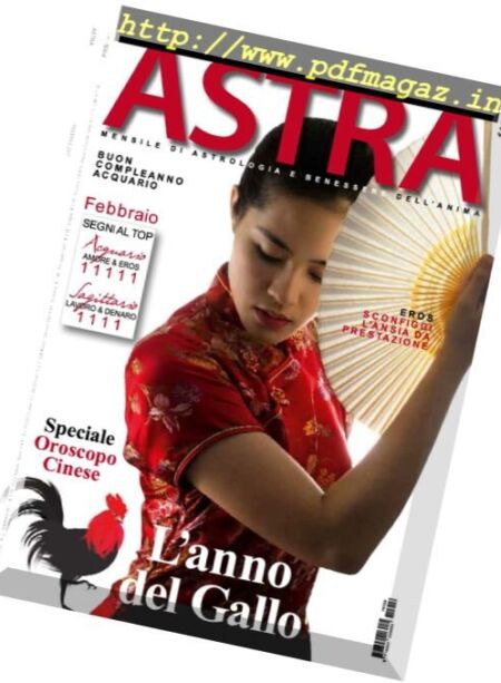 Astra – Febbraio 2017 Cover