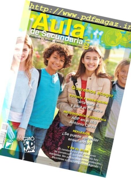 Aula de Secundaria – Marzo-Abril 2017 Cover