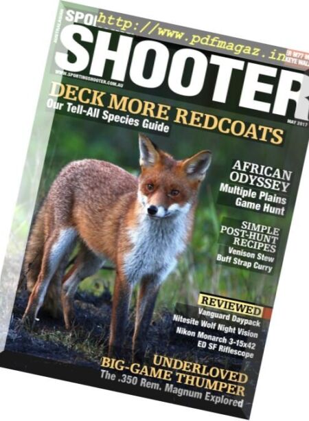 Australasian Sporting Shooter – May 2017 Cover