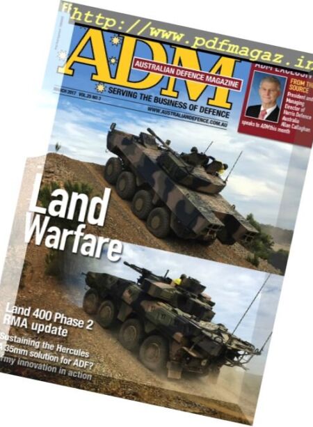 Australian Defence Magazine – March 2017 Cover