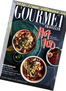 Australian Gourmet Traveller – May 2017