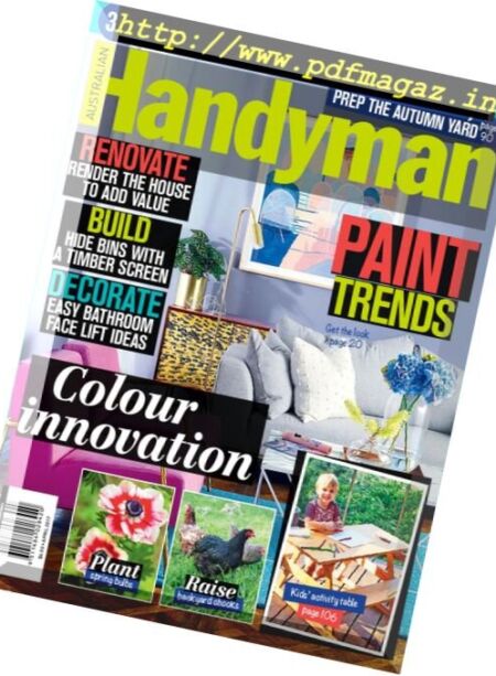 Australian Handyman – April 2017 Cover