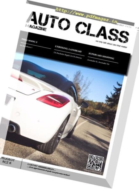 Auto Class Magazine – Marzo 2017 Cover