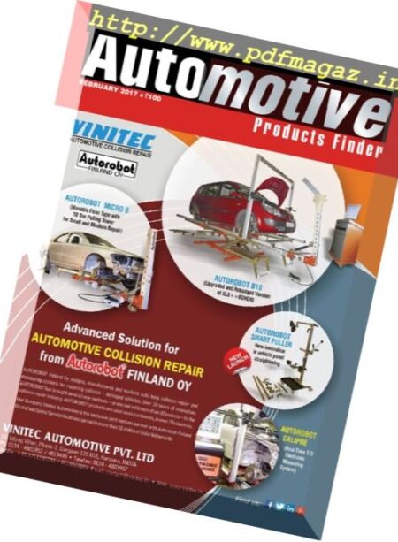 Automotive Products Finder – February 2017 Cover