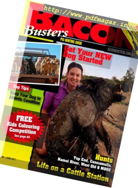 Bacon Busters – April-June 2017 Cover