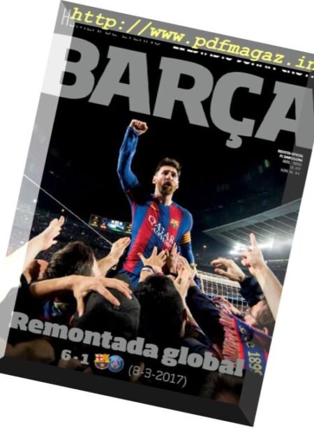 BARCA – Abril-Mayo 2017 Cover