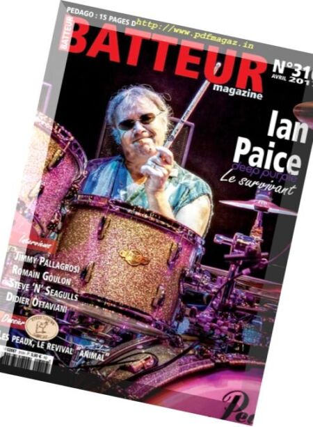 Batteur Magazine – Avril 2017 Cover