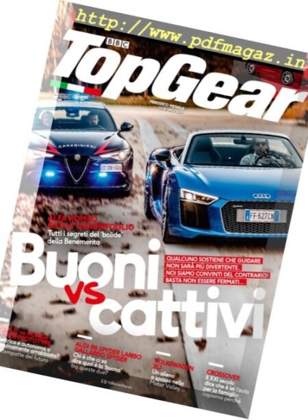 BBC Top Gear Italia – Gennaio 2017 Cover