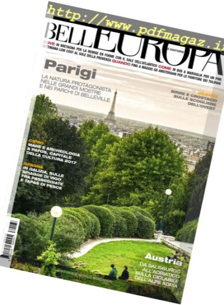 Bell’Europa – Aprile 2017 Cover