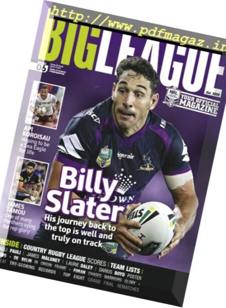 Big League – Round 6 – 6-12 April 2017 Cover