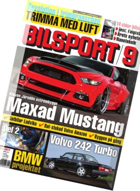 Bilsport – Nr.9 2017 Cover