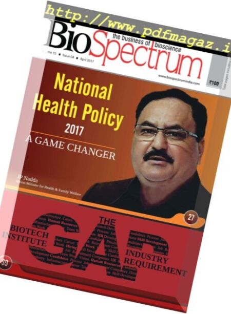 Bio Spectrum – April 2017 Cover