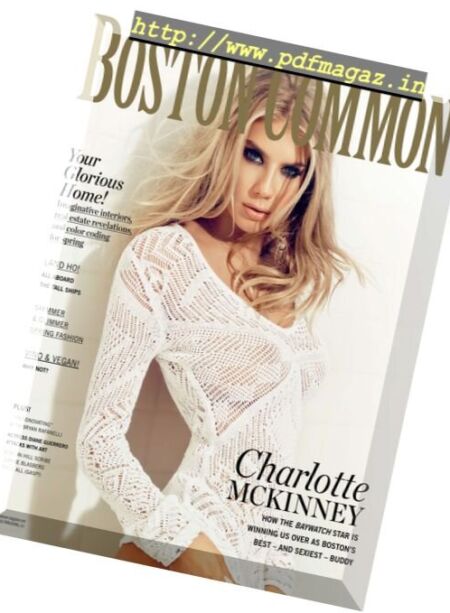Boston Common – Late Spring 2017 Cover
