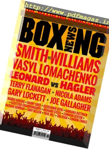 Boxing News – 6 April 2017 Cover