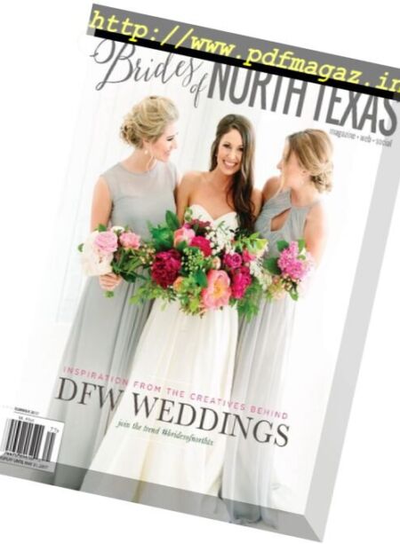 Brides of North Texas – Spring-Summer 2017 Cover