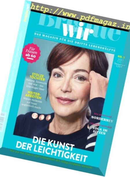 Brigitte Wir – Nr.2, 2017 Cover