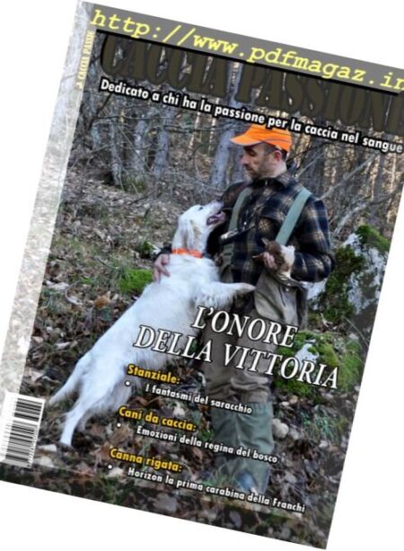 Caccia Passione – Marzo-Aprile 2017 Cover
