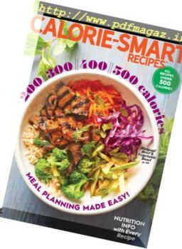 Calorie-Smart Recipes – 2017