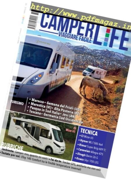 Camper Life – Marzo 2017 Cover