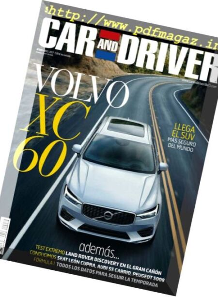Car and Driver Spain – Abril 2017 Cover