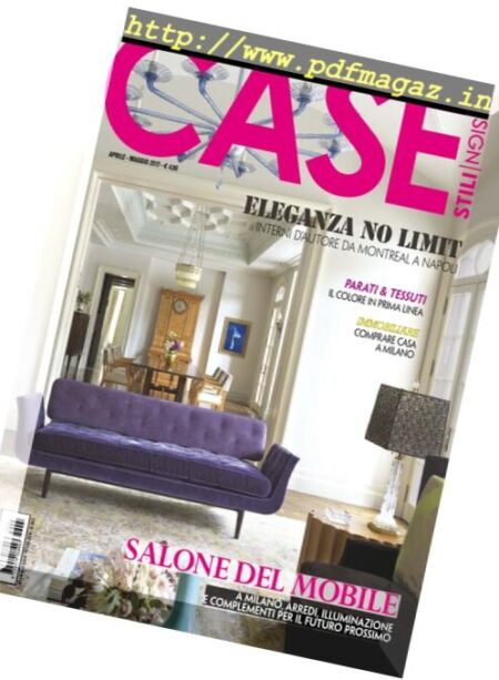 Case & Stili – Aprile-Maggio 2017 Cover