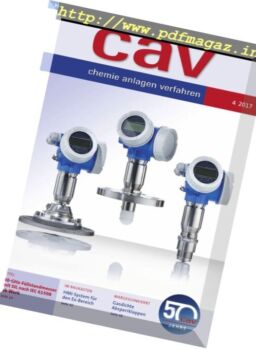 CAV Chemie Anlagen Verfahren – Nr.4, 2017