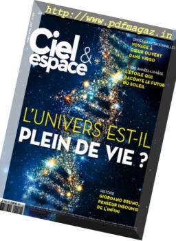 Ciel et Espace – Mars – Avril 2017