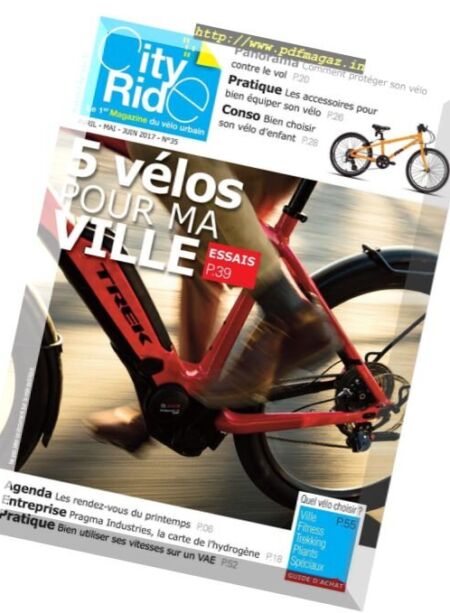 City Ride – Avril-Juin 2017 Cover