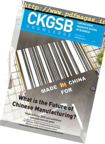 CKGSB Knowledge – Spring 2017 Cover