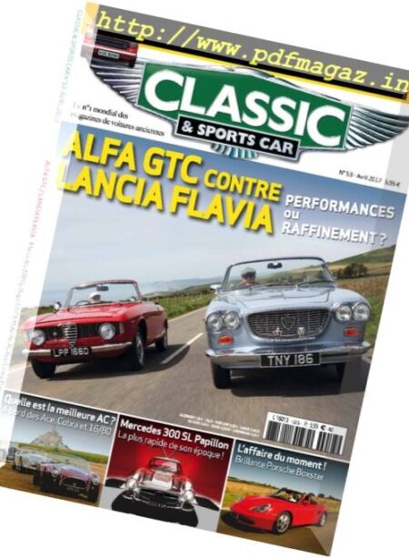 Classic & Sports Car France – Avril 2017 Cover