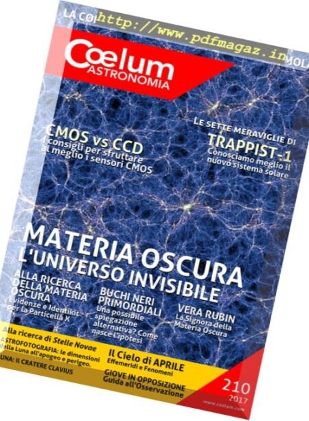 Coelum Astronomia – N 210, Aprile 2017 Cover