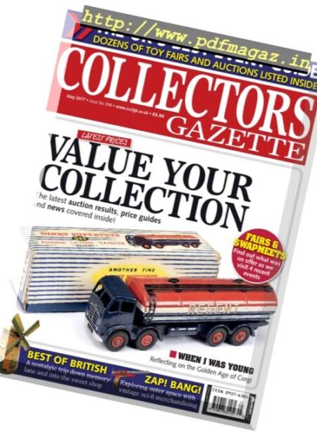Collectors Gazette – May 2017 Cover