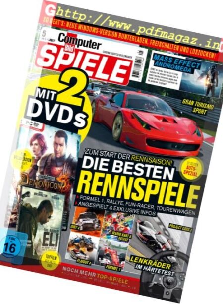 Computer Bild Spiele – Mai 2017 Cover