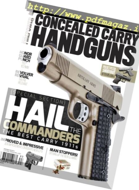 Conceal & Carry Handguns – Spring 2017 Cover