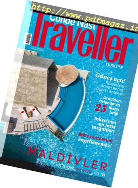 Conde Nast Traveller Turkey – Nisan 2017 Cover