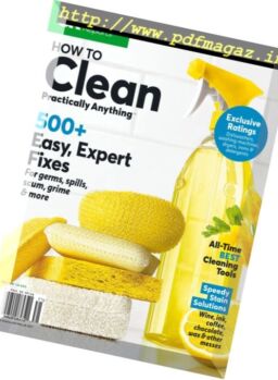 Consumer Reports – How to Clean – May 2017