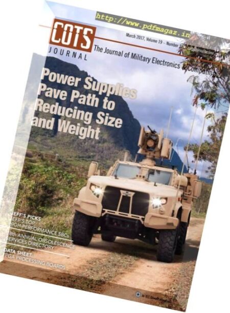 Cots Journal – March 2017 Cover