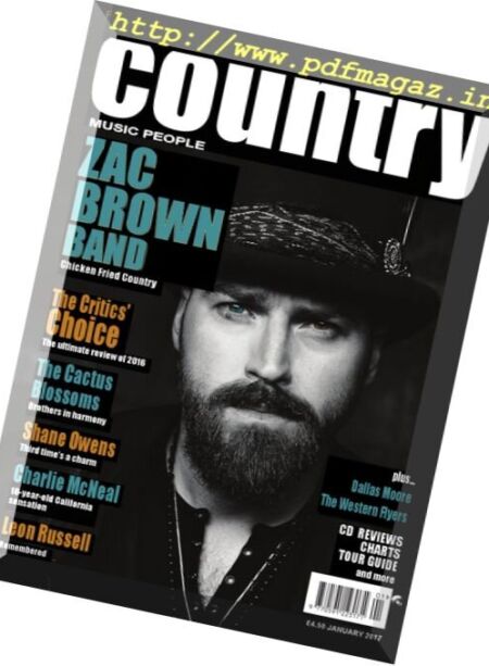 Country Music People – January 2017 Cover