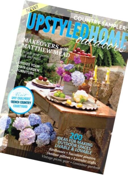 Country Sampler’s Upstyled Home Outdoor – June 2017 Cover