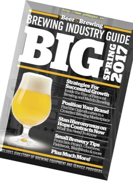 Craft Beer & Brewing – Big Brewing Industry Guide, Spring 2017 Cover