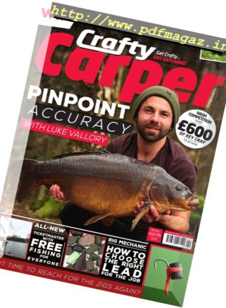 Crafty Carper – April 2017 Cover
