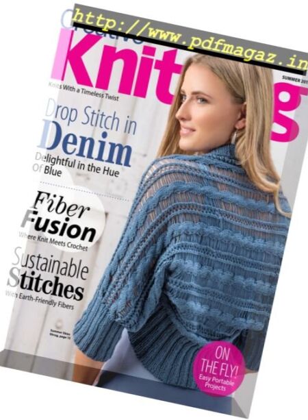 Creative Knitting – Summer 2017 Cover