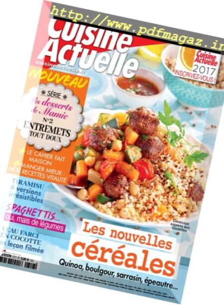Cuisine Actuelle – Mai 2017 Cover