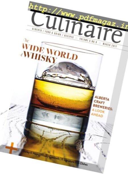 Culinaire Magazine – March 2017 Cover